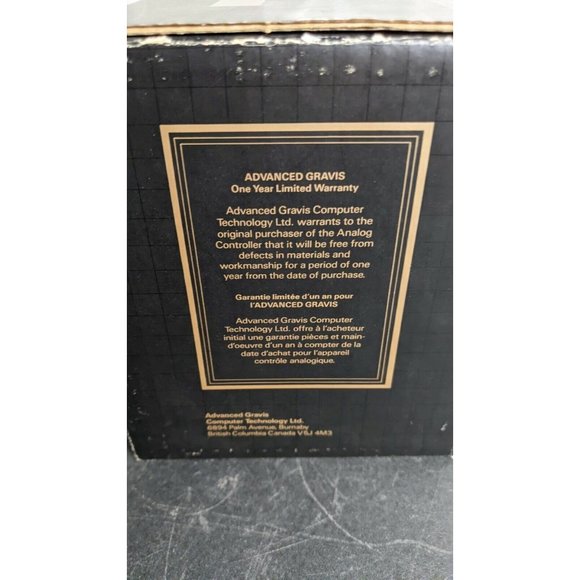 Vintage 1980 Advanced Gravis Analog Joystick Controller IBM PC Flightstick 15pin - Picture 2 of 12